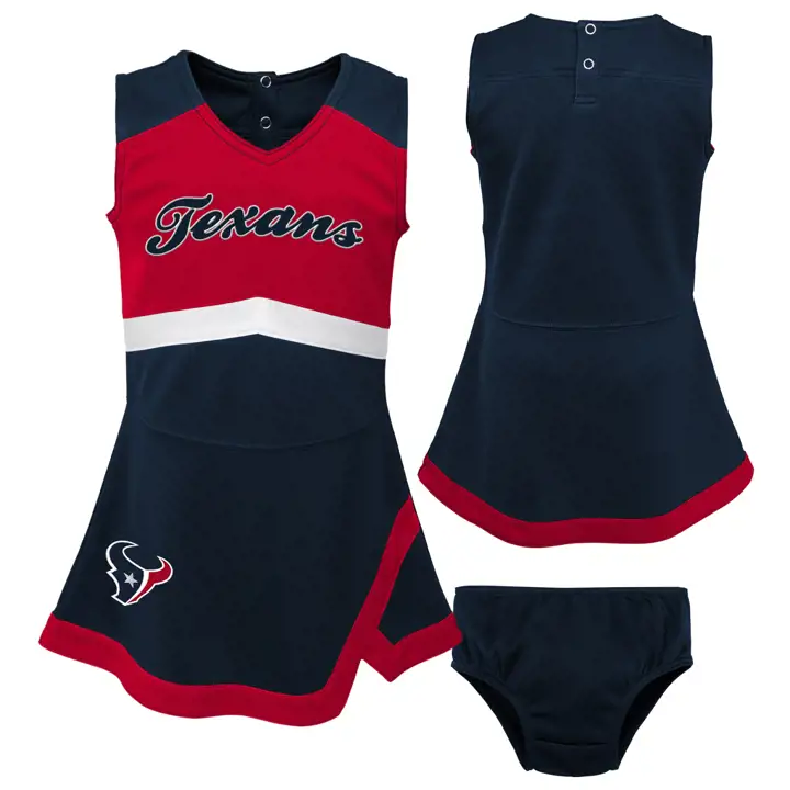 Robe de pom-pom girl junior NFL Houston Texans AST