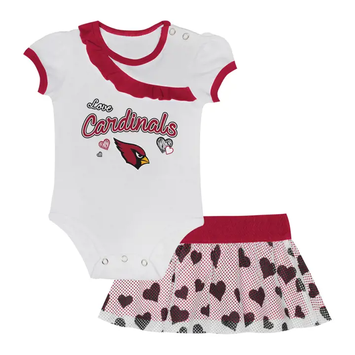 Arizona Cardinals NFL NB J'aime Mon Équipe Lot de 2 BLANC