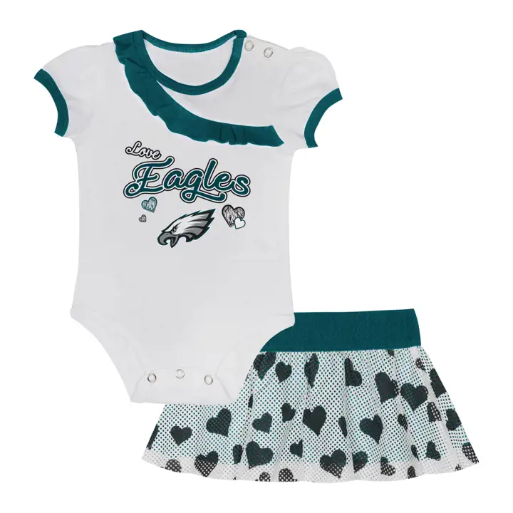 Philadelphia Eagles NFL NB Love My Team Lot de 2 ensembles WHT