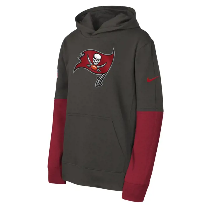 Hoodie pour jeune NFL Tampa Bay Buccaneers édition équipe 24 DKGRY