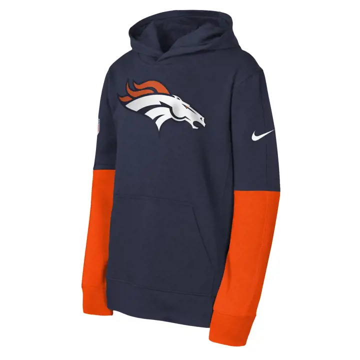 Denver Broncos NFL Sweat à Capuche Jeunesse Édition Spéciale Équipe 24 BLEU MARINE