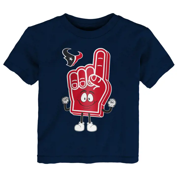 T-Shirt Bébé NFL Houston Texans Handy Man Marine