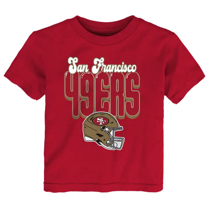 T-shirt long rouge NFL San Francisco 49ers pour enfant