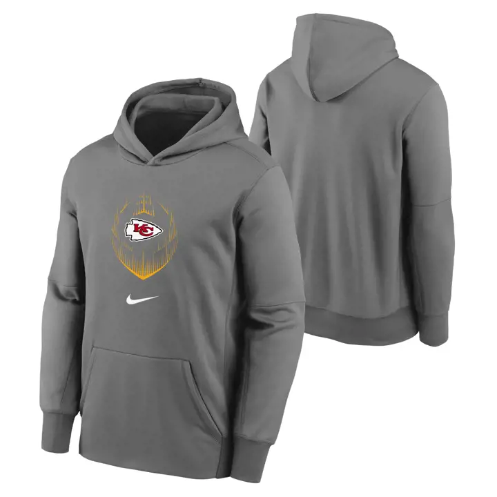 Sweat à capuche Detroit Lions NFL Youth Icon 24 GRY