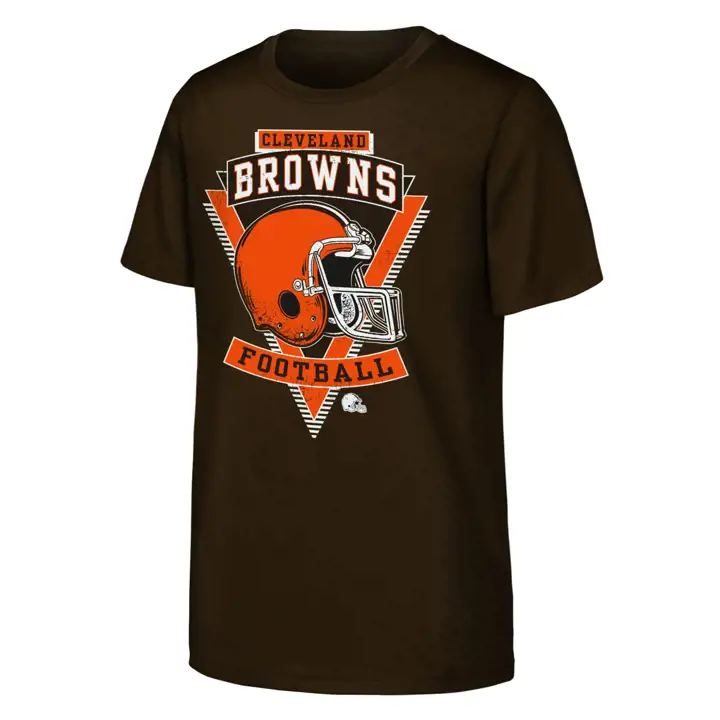 T-shirt de capitaine d'équipe junior NFL des Cleveland Browns BRN