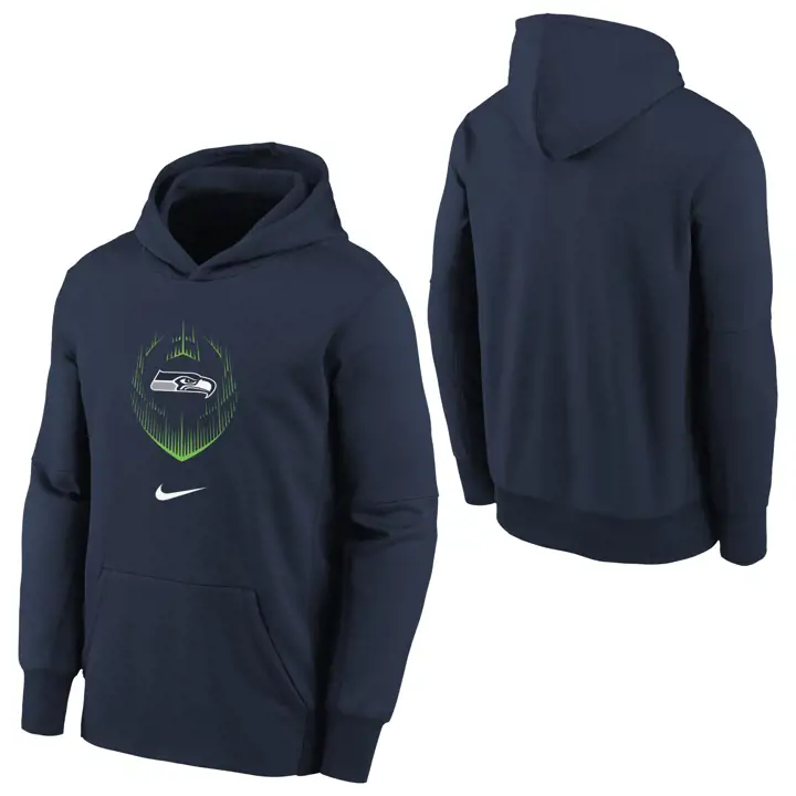 Sweat à Capuche Jeunesse Seattle Seahawks NFL Icon 24 GRY