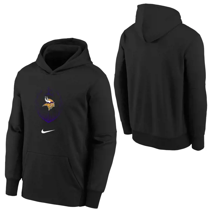 Minnesota Vikings NFL - Sweat à capuche Enfant Icon 24 GRY