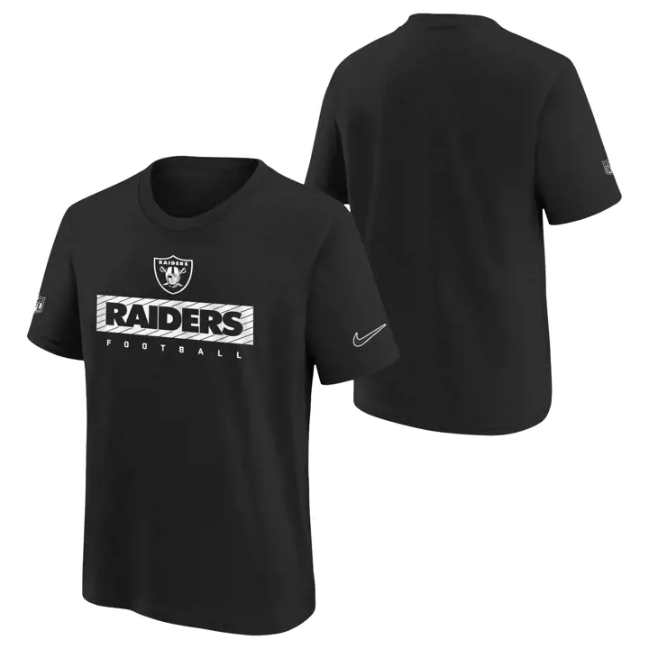 T-shirt Legend des Raiders de Las Vegas NFL pour jeune, collection 24 BLK