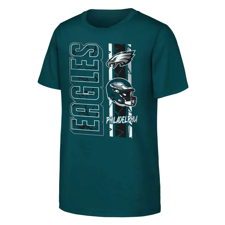 T-shirt Philadelphia Eagles NFL Youth All In Vert