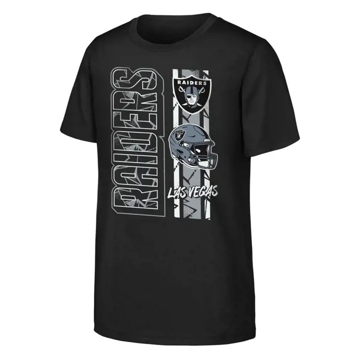 T-shirt enfant NFL Las Vegas Raiders All In BLK