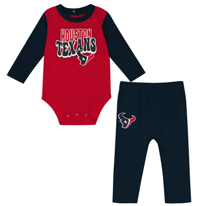 Houston Texans NFL Lot de 2 Bavoirs Nouveau-né AST
