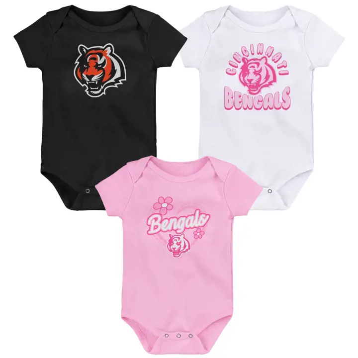 Cincinnati Bengals NFL NB Play All Day Lot de 3 rose