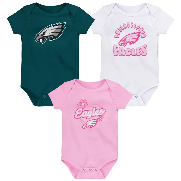 Ensemble 3 pièces Philadelphia Eagles NFL NB Play All Day Rose