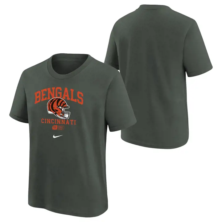 T-shirt essentiel de casque NFL CINCINNATI BENGALS pour jeune 24 ANTHRAC