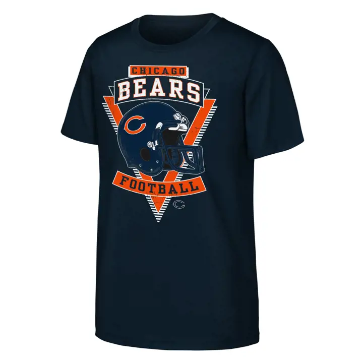 T-shirt Chicago Bears NFL Youth Team Captain BLEU MARINE