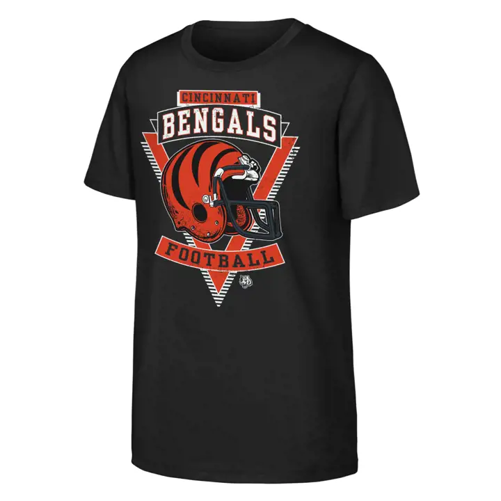 T-shirt noir enfant Cincinnati Bengals NFL « Team Captain »