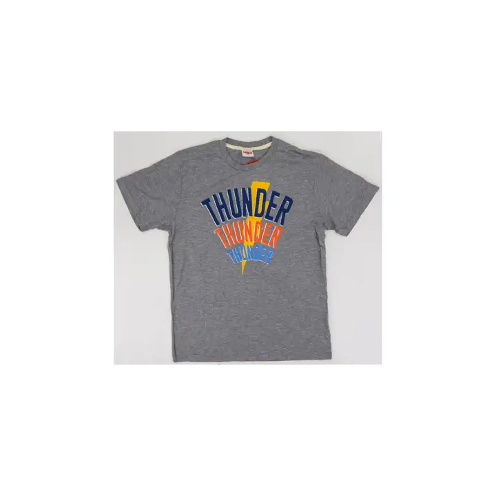 T-shirt Oklahoma City Thunder NBA Triple Thunder gry