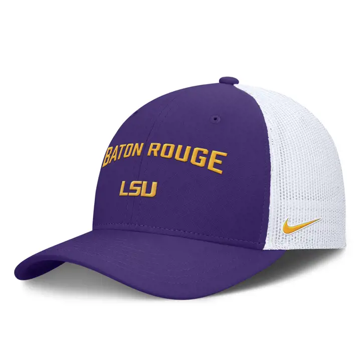 L.S.U. NCAA Casquette trucker Primetime Rise PUR/WHT