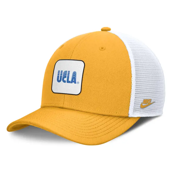Casquette Trucker UCLA Bruins NCAA NK Legacy Rise Patch GL/WHT