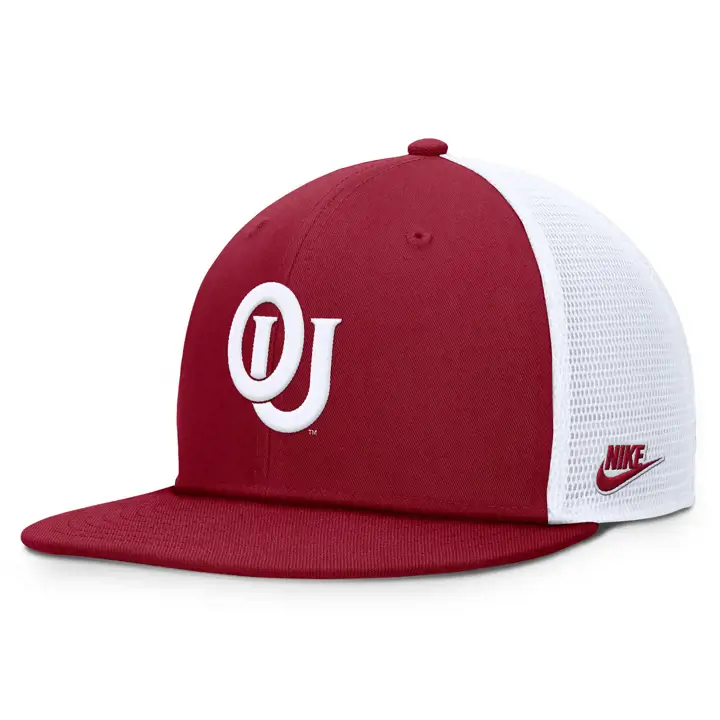 Oklahoma Sooners NCAA NK Legacy Mesh Snap Crim