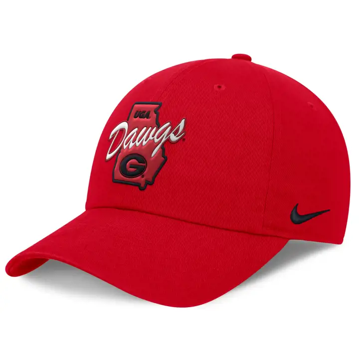 Casquette rouge du club local NCAA NK des Georgia Bulldogs
