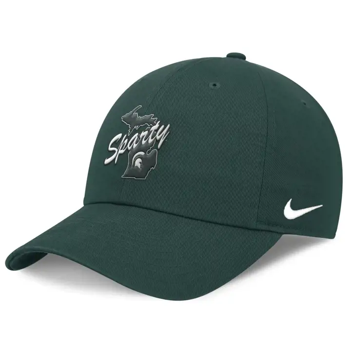 Casquette d'équipe locale Michigan State Spartans NCAA NK DKGRN