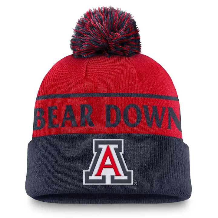 Arizona Wildcats NCAA Bonnet à pompon NK Local Rouge