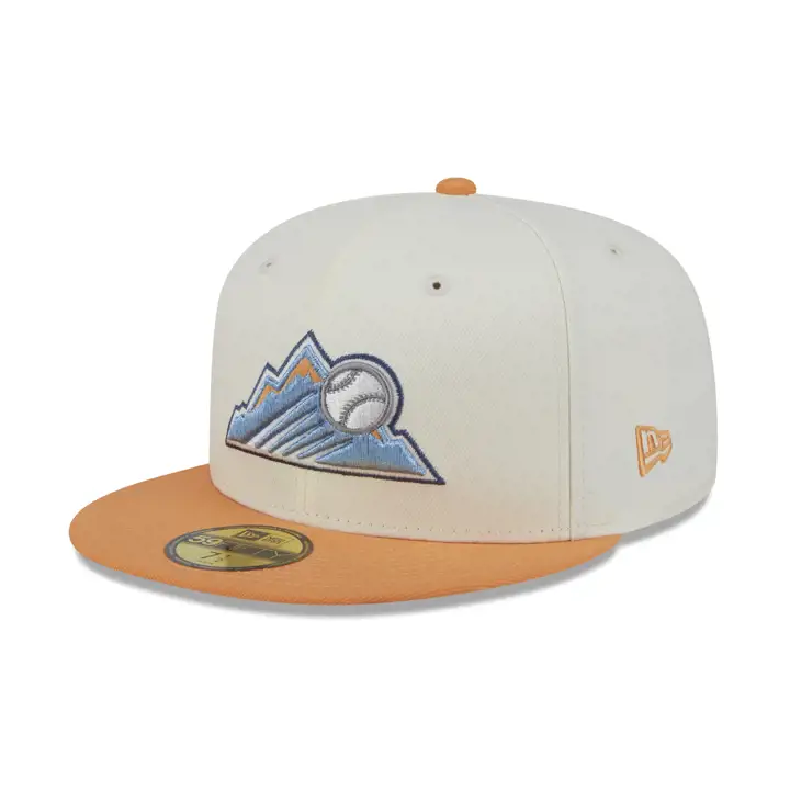 ROCKIES MLB Pastel Punch Creamsicle 59FIFTY 30TH ANN DKGRY/O