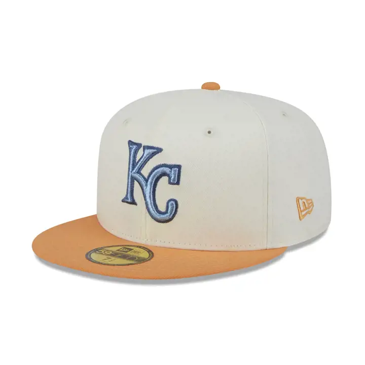ROYALS MLB Pastel Punch Creamsicle 59FIFTY 50TH ANN DKGRY/OR