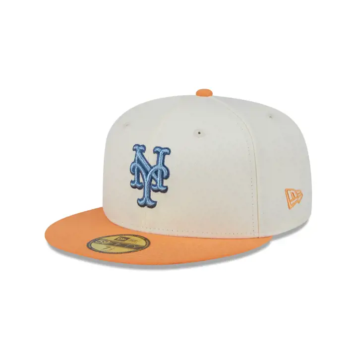 Casquette 59FIFTY 60ÈME ANNIVERSAIRE MLB Pastel Punch Creamsicle des NEW YORK METS