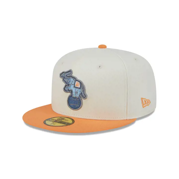 ATHLETICS MLB Pastel Punch Creamsicle 59FIFTY 50E ANN DKGRY