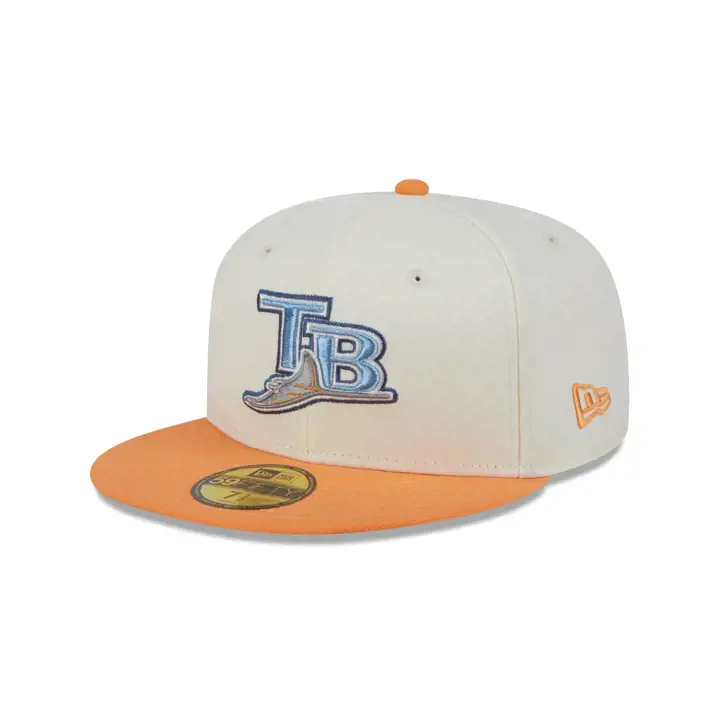 CASQUETTE 59FIFTY INAUGURALE MLB Pastel Punch Creamsicle des TAMPA BAY RAYS