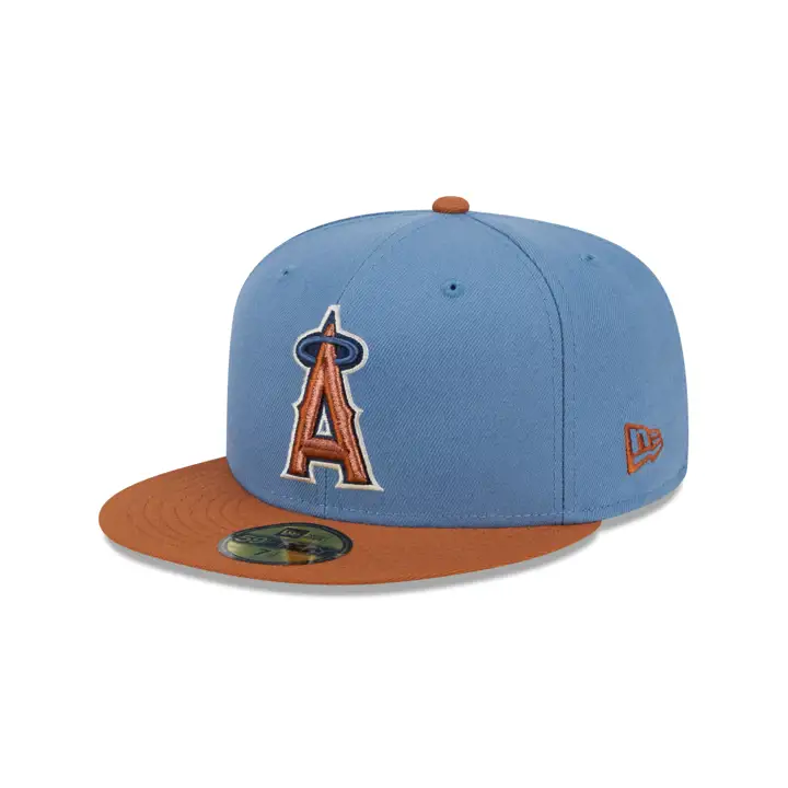 CASQUETTE 59FIFTY MLB Pastel Punch Slate ANAHEIM ANGELS SLBL/BRN/GRY
