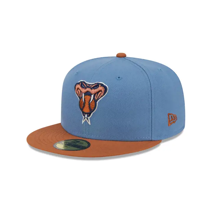 ARIZONA DIAMONDBACKS MLB Pastel Punch Slate 59FIFTY SLBL/BRN