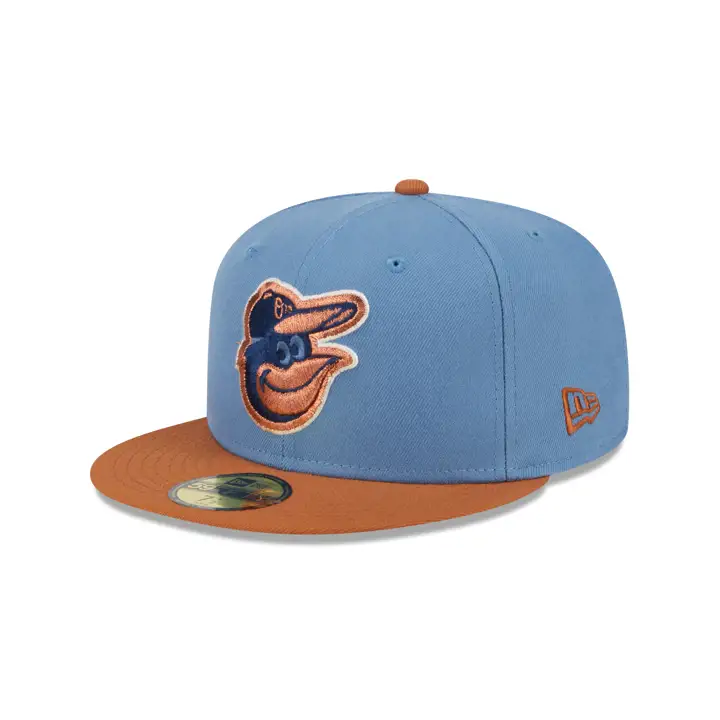 BALTIMORE ORIOLES MLB Pastel Punch Slate 59FIFTY SLBL/BRN/GR
