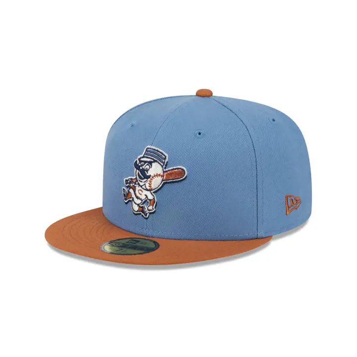 CINCINNATI REDS MLB Pastel Punch Slate 59FIFTY SLBL/BRN/GRY