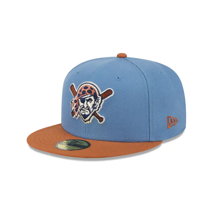 PITTSBURGH PIRATES MLB Pastel Punch Slate 59FIFTY SLBL/BRN/G