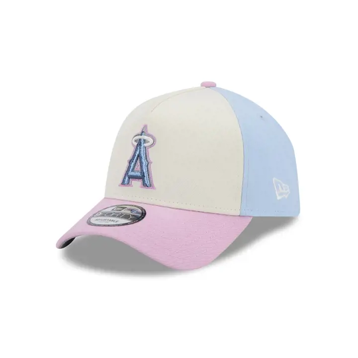 ANGELS MLB Pastel Punch Barbe à Papa 9FORTY A-Frame GRY/SKBL