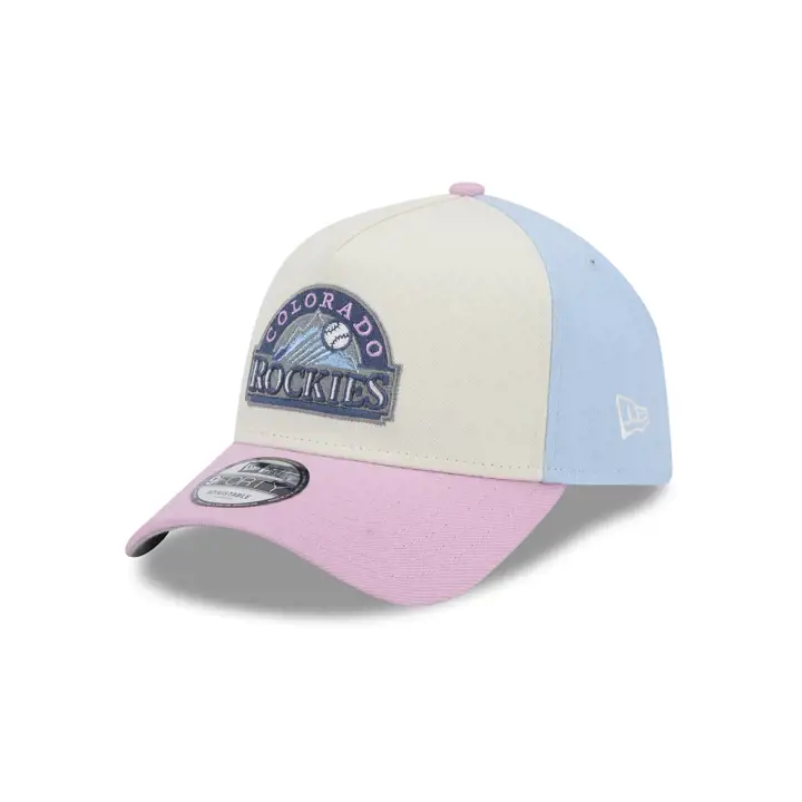 Casquette 9FORTY A-Frame ROCKIES MLB Pastel Punch Cotton Candy GRY/SKB