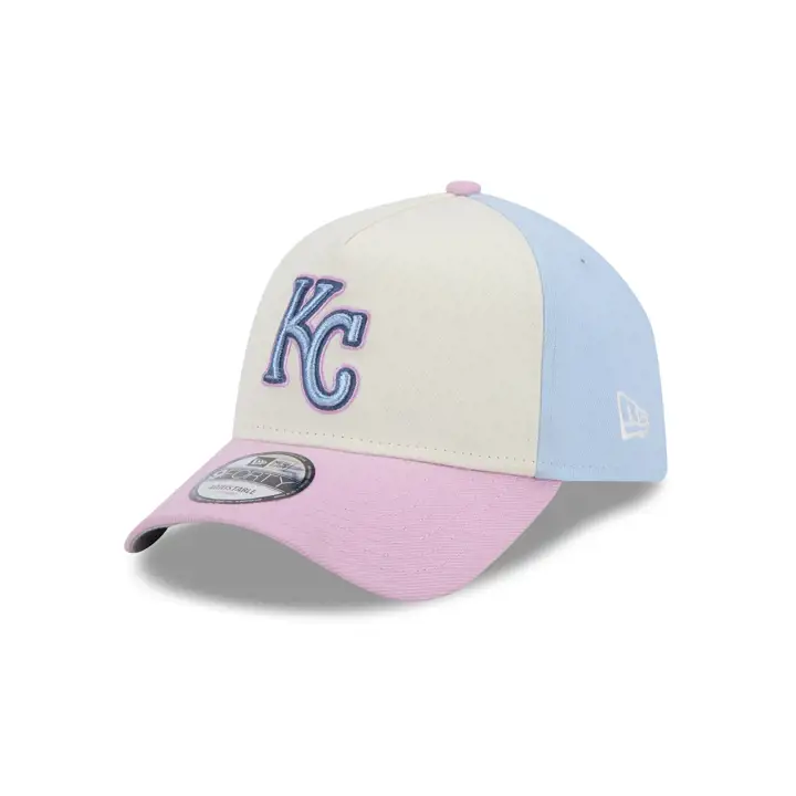 ROYALS MLB Barbapapa Coton Doux Punch Pastel 9FORTY A-Frame GRY/SKBL
