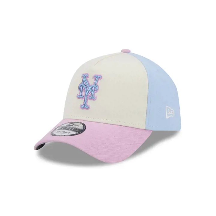 NEW YORK METS MLB Casquette 9FORTY A-Frame en coton Pastel Punch