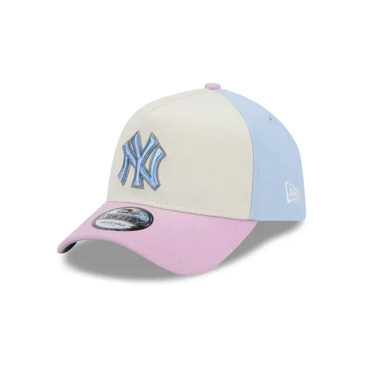YANKEES MLB Pastel Punch Cotton Candy 9FORTY A-Frame GRIS/BLEU CIEL