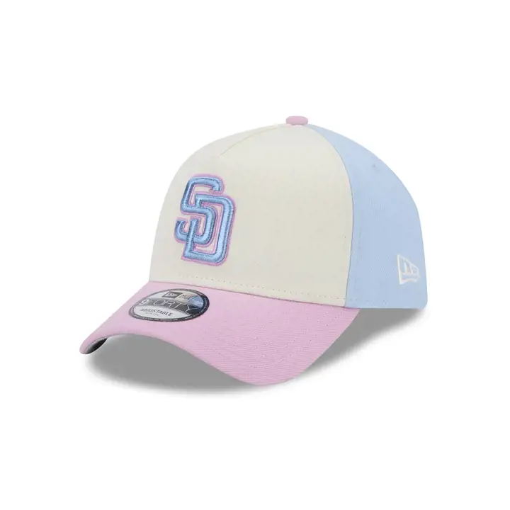 PADRES MLB Pastel Punch Cotton Candy 9FORTY Casquette A-Frame GRY/SKBL
