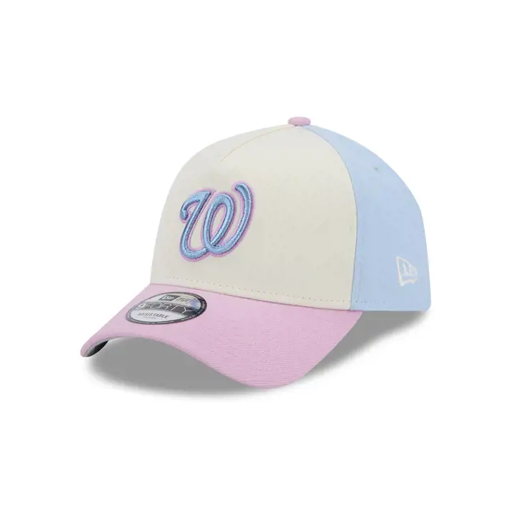 NATIONALS MLB Barbe à papa Pastel Punch 9FORTY A-Frame GRIS/A