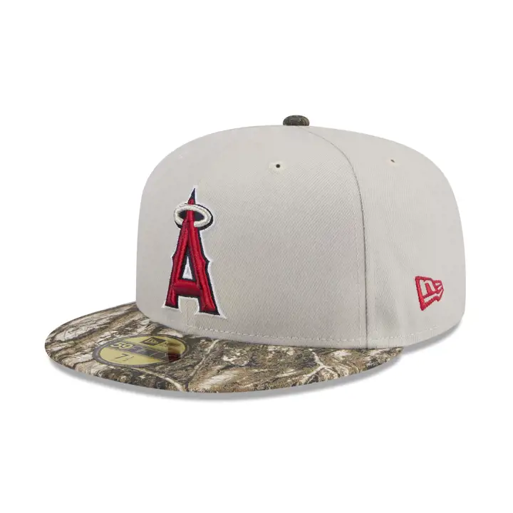 CASQUETTE MLB 59FIFTY Anaheim Angels Stone Tree 40e Anniversaire Stone/Camo/Gr