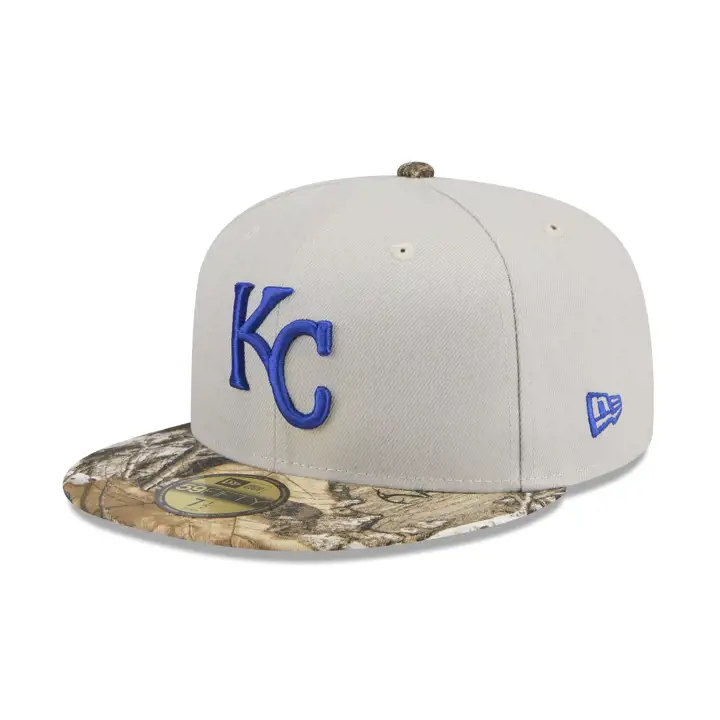 KANSAS CITY ROYALS MLB Stone Tree 59FIFTY WS 2015 STONE/CAMO