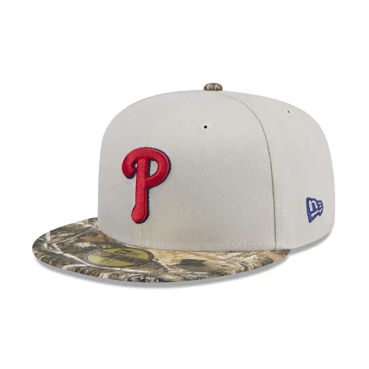 PHILADELPHIA PHILLIES MLB Stone Tree 59FIFTY WS 2008 PIERRE/C