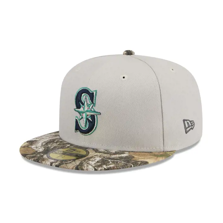 SEATTLE MARINERS MLB Stone Tree 59FIFTY 35TH ANN PIERRE/CAMO/