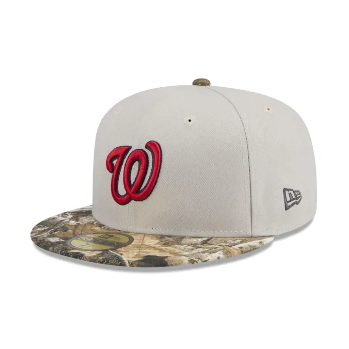 WASHINGTON NATIONALS MLB Stone Tree 59FIFTY WS 2019 STONE/CA