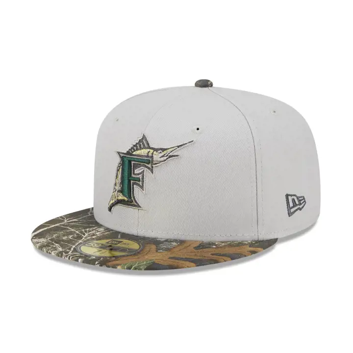 FLORIDA MARLINS MLB Everglades 595FIFTY WS 2008 STONE/CAMO/G
